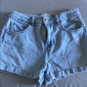 PACSUN mom jeans light wash